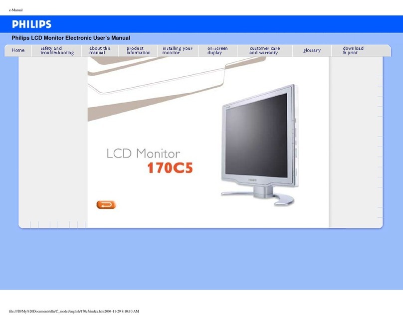 Philips 170C5 Installation and operating instructions