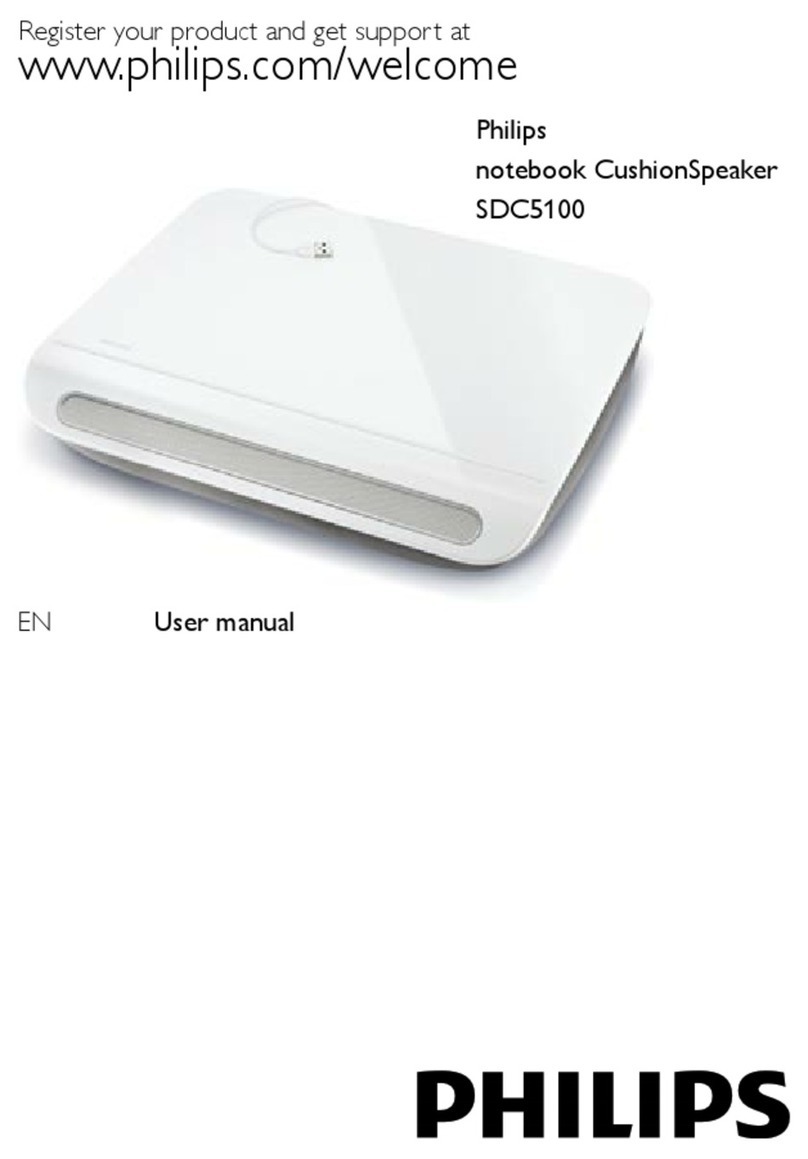 Philips SDC5100 user manual