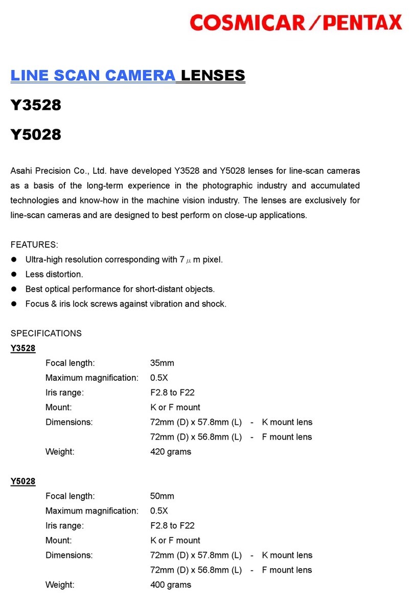 ASAHI Y3528 Specification sheet