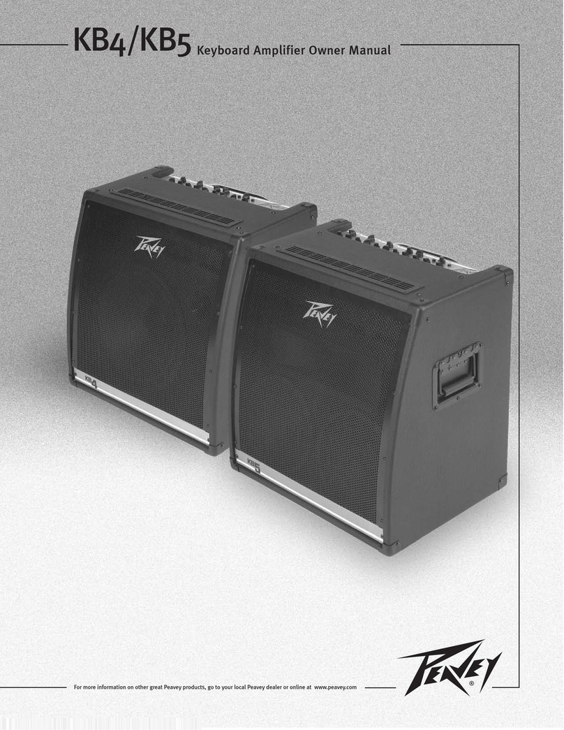 Peavey KB4/KB5 owner's manual