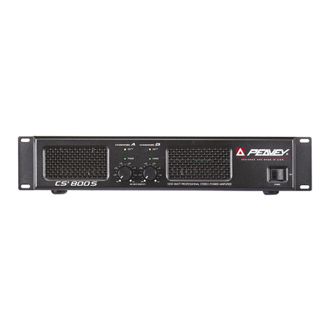 Peavey CS 800S operating guide