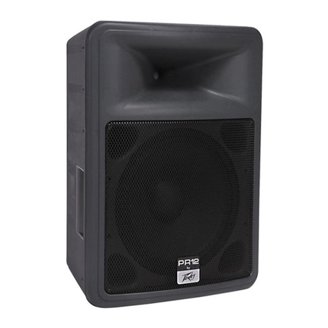 Peavey PR 12 D User manual