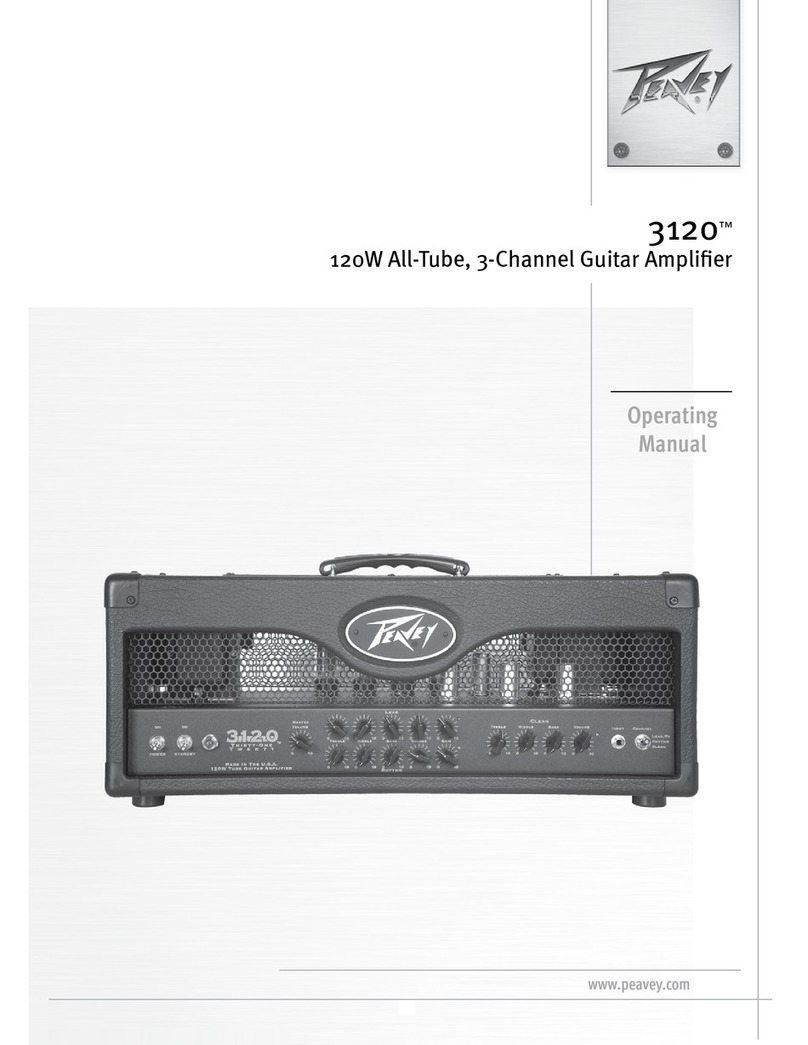 Peavey 3120 User manual