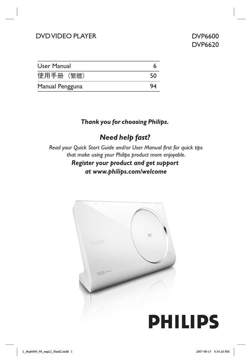 Philips DVP6600 user manual