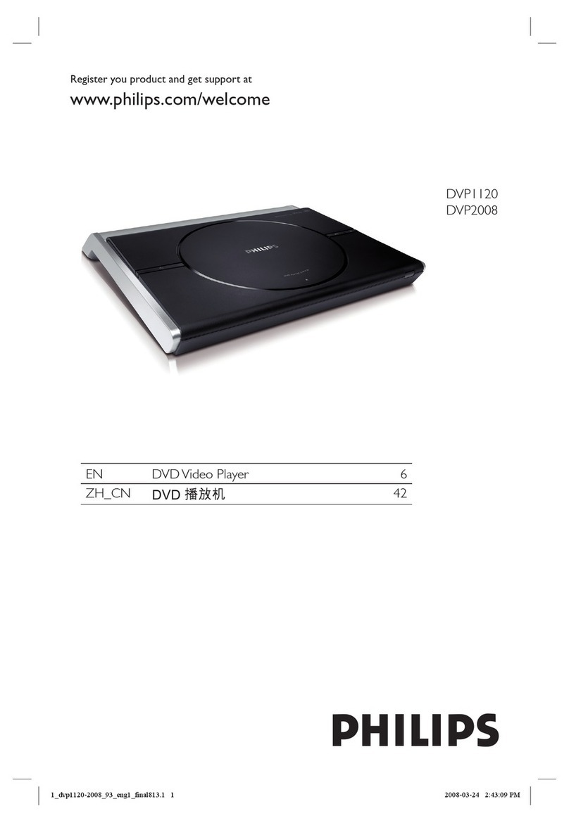 Philips DVP1120/93 user manual
