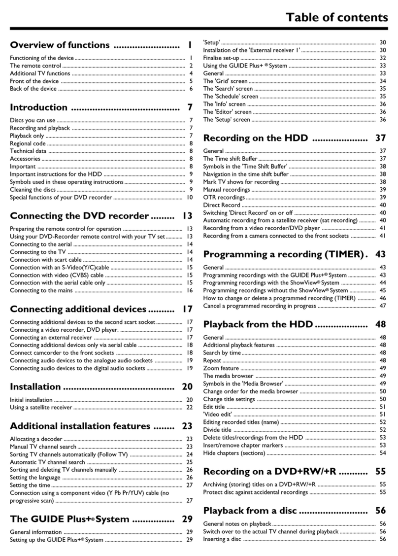 Philips HDRW 720/00-02 user manual
