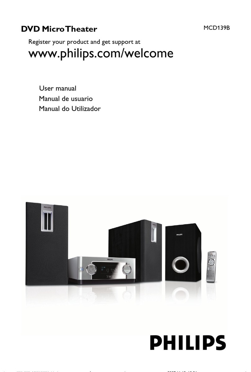 Philips MCD139B/55 User manual