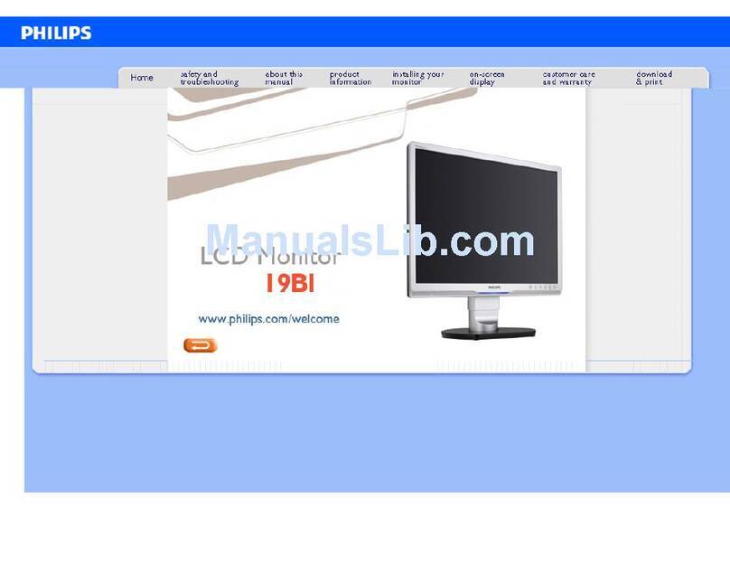 Philips 19B1CB/27 User manual
