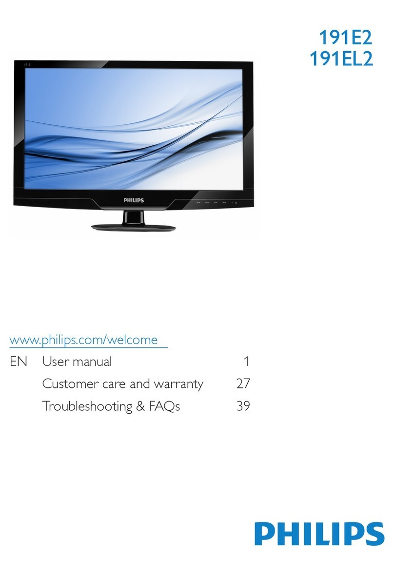 Philips 191E2SB/27 User manual Philips 191E2SB/27 User manual