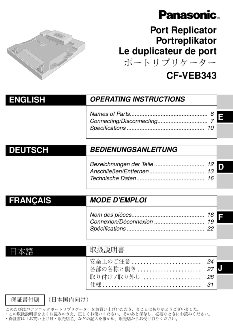 Panasonic CF-VEB343 operating instructions