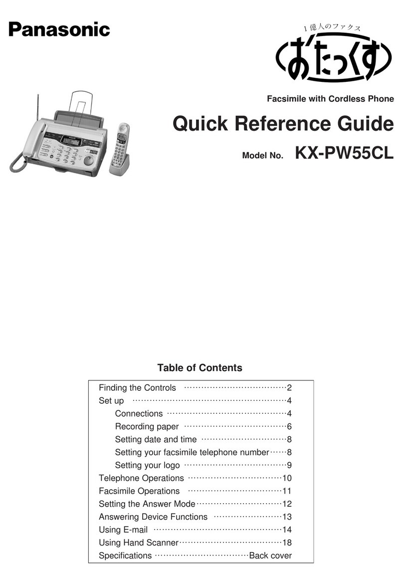 Panasonic KX-PW55CL User manual