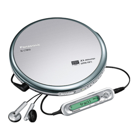 Panasonic SL-CT810 User manual