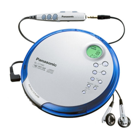 Panasonic SL-CT490 User manual