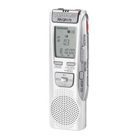 Panasonic RR-QR180 User manual