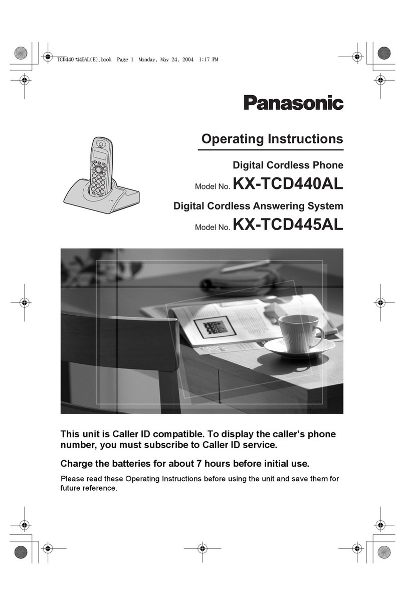 Panasonic KX-TCD440AL User manual