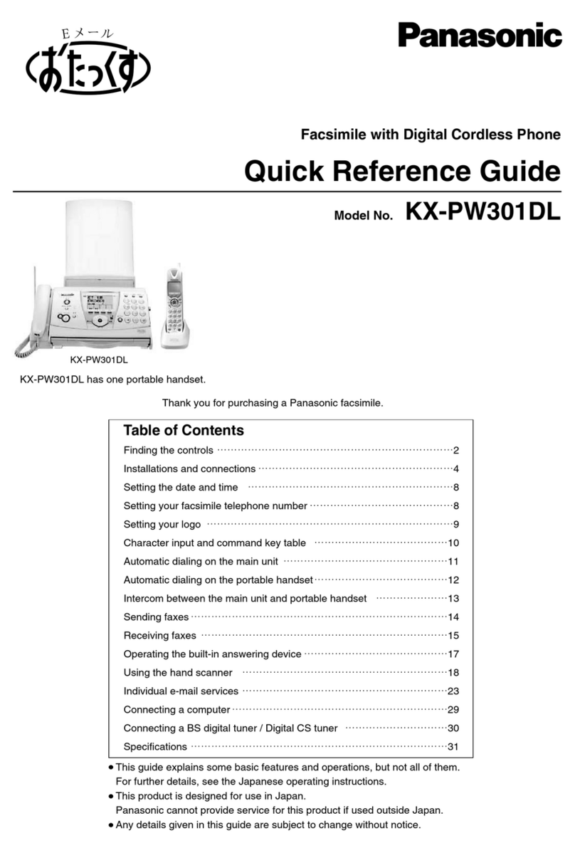 Panasonic KX-PW301DL User manual