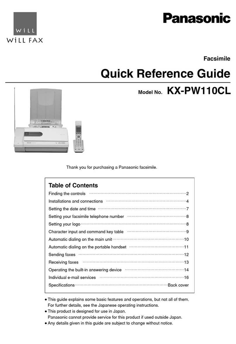 Panasonic KX-PW110CL User manual