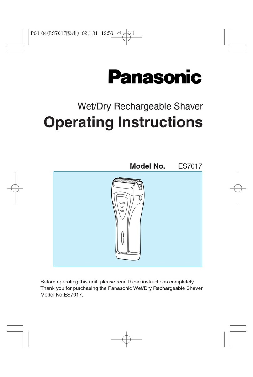 Panasonic ES-7017 User manual