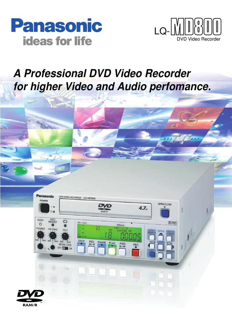 Panasonic LQ-MD800 User manual
