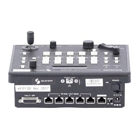 Panasonic AWRP50N - REMOTE CAMERA CONTROLLER User manual