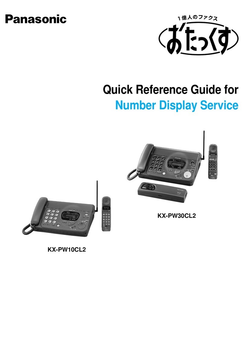 Panasonic KX-PW10CL2 User manual