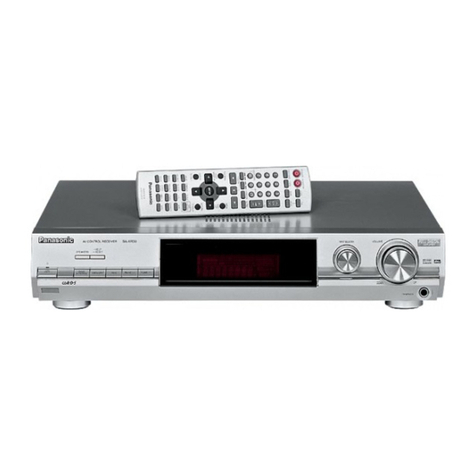 Panasonic SA-XR30 User manual