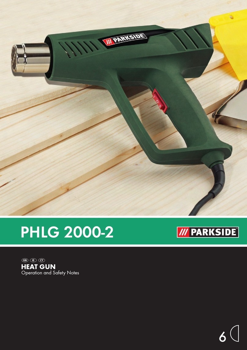 Parkside PHLG 2000-2 Operation and safety notes