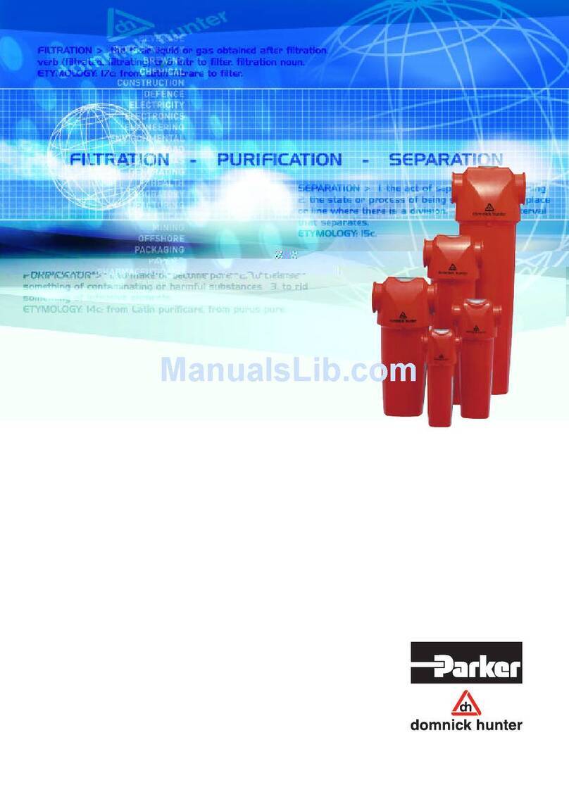 Parker OIL-X EVOLUTION owner's manual