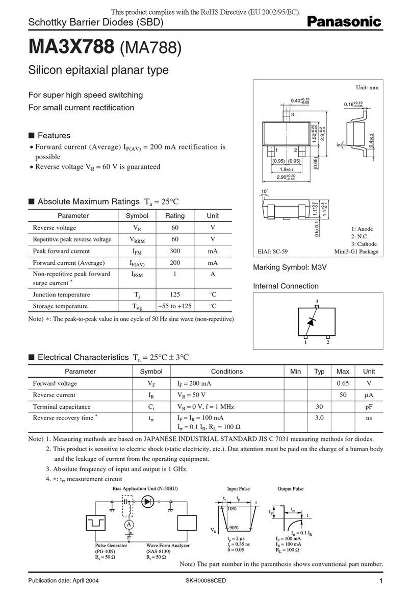 Panasonic MA3X788 (MA788) User manual
