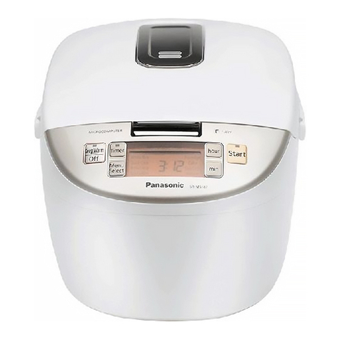 Panasonic SRMS102 - RICE COOKER - MULTI LANGUAGE User manual