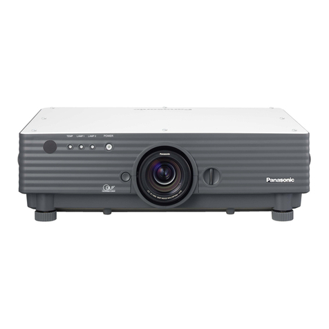 Panasonic PT-D5500E User manual
