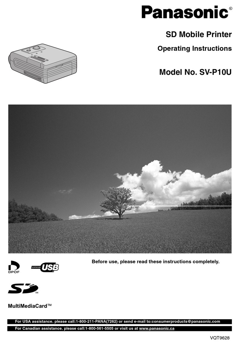 Panasonic SV-P10U User manual