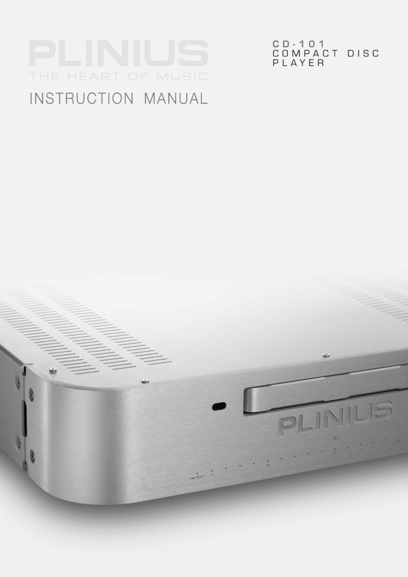 Plinius CD-101 User manual