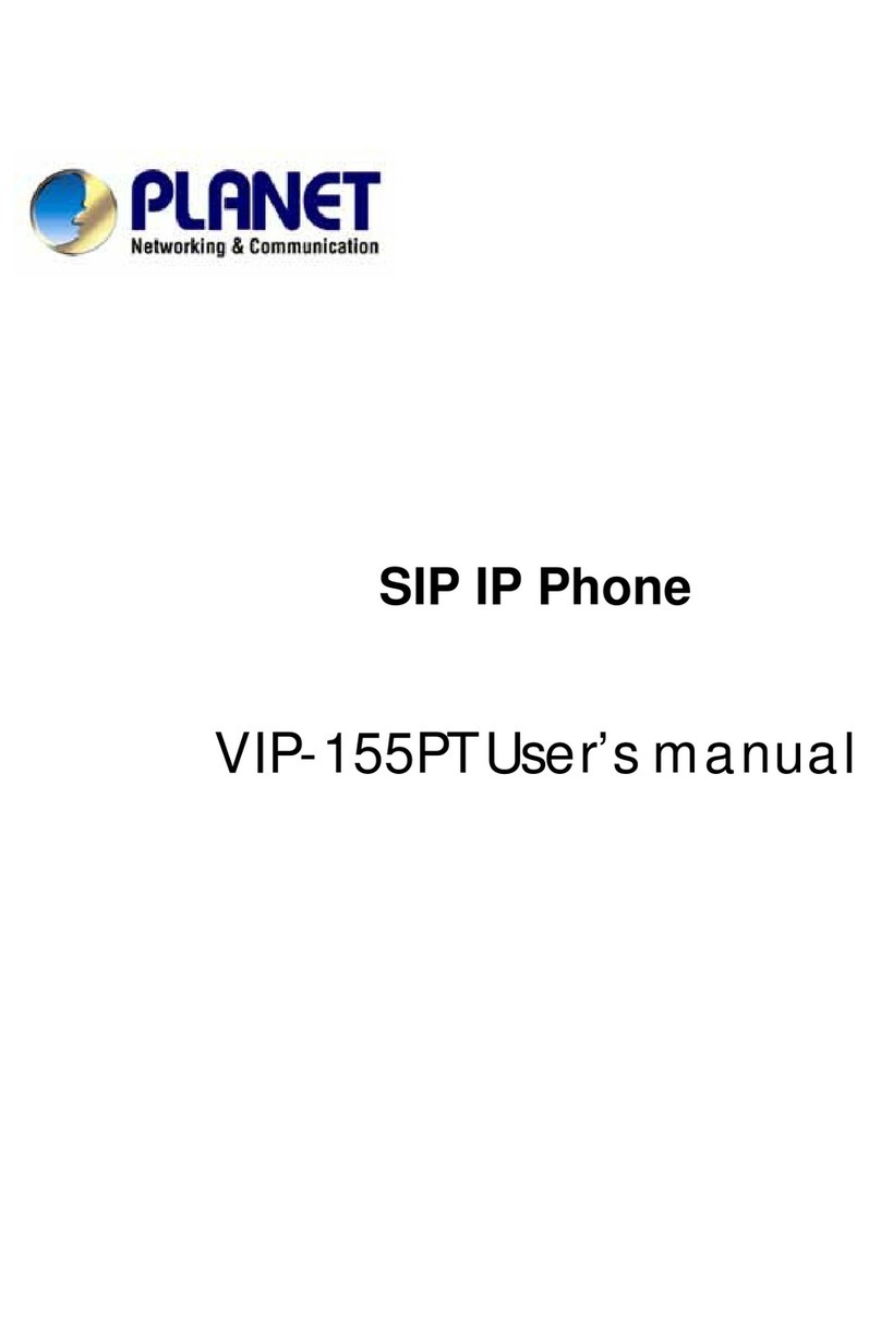 Planet Networking & Communication VIP-155PT User manual Planet Networking & Communication VIP-155PT User manual