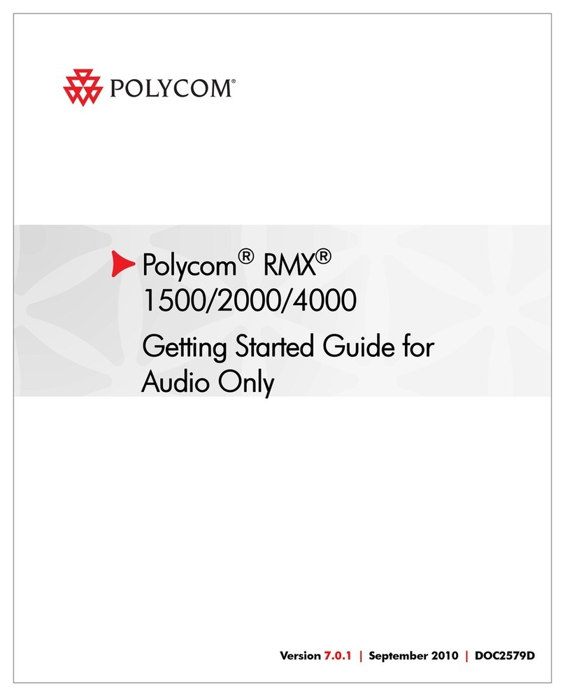 Polycom RMX DOC2579D User manual