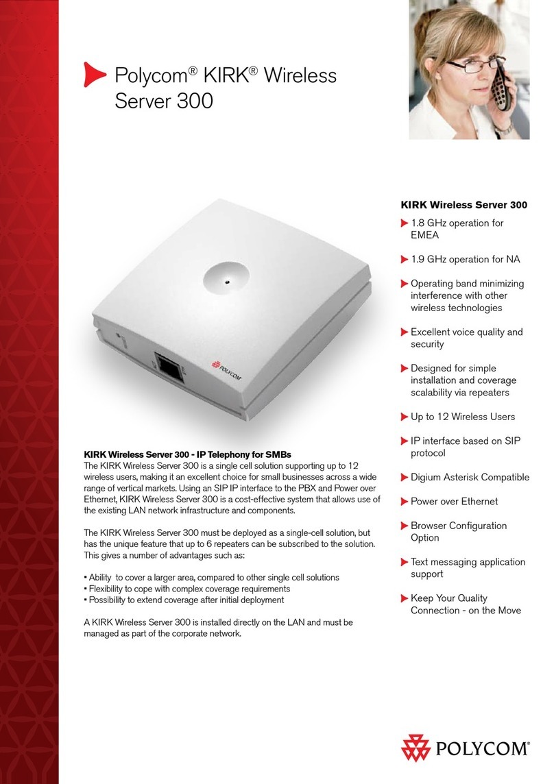 Polycom KIRK 300 User manual