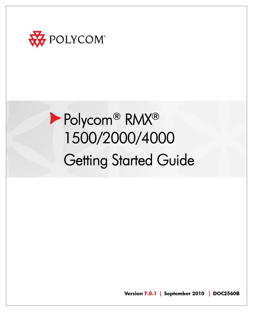 Polycom RMX DOC2560B User manual