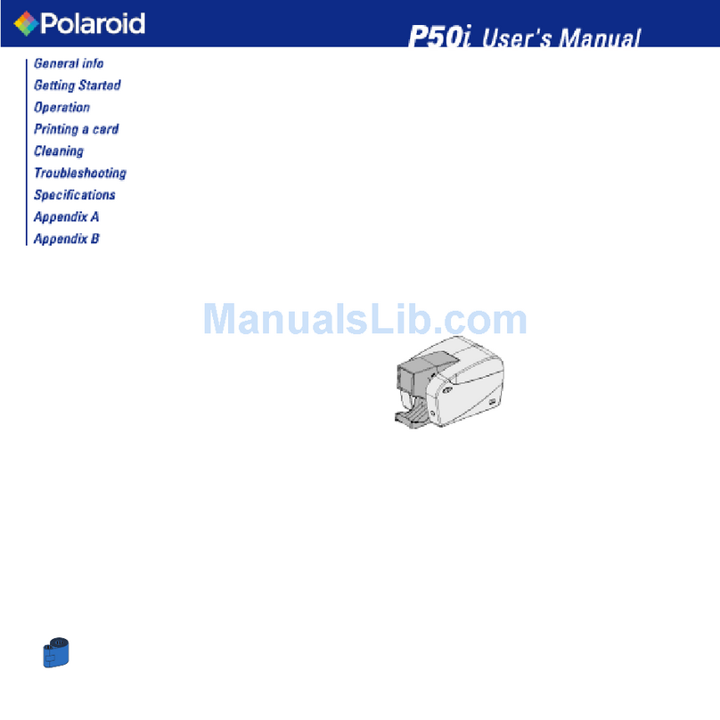 Polaroid Printer P50i User manual