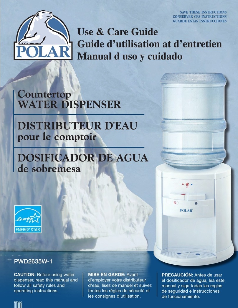 Polar Electro PWD2635W-1 Use and care guide