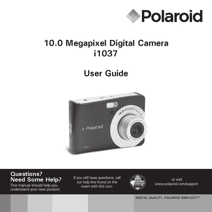Polaroid I1037 - Digital Camera - Compact User manual