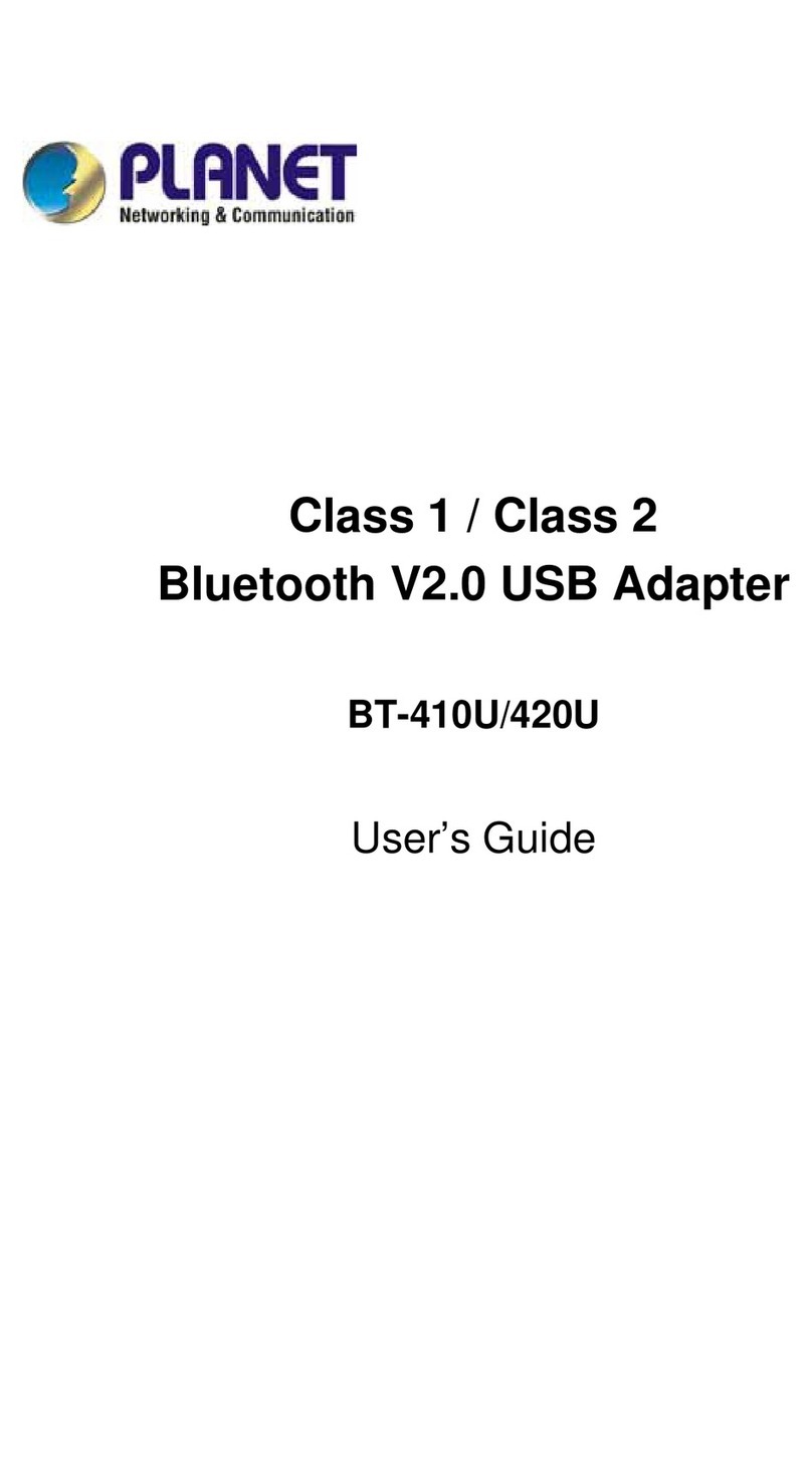 Planet BT-410U User manual