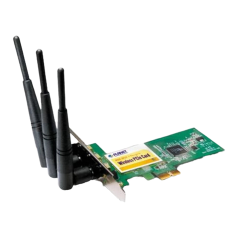 Planet 802.11n Wireless PCI Express Adapter... user manual