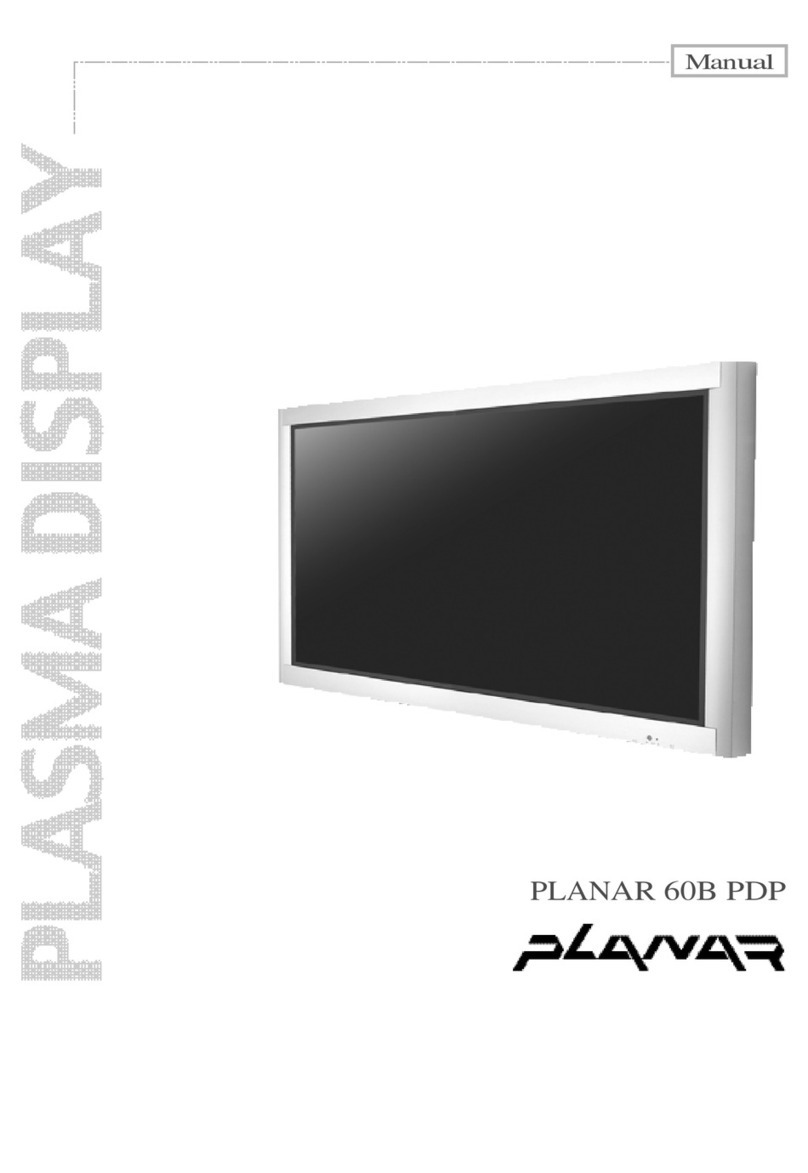 Planar Planar PDP 60B User manual
