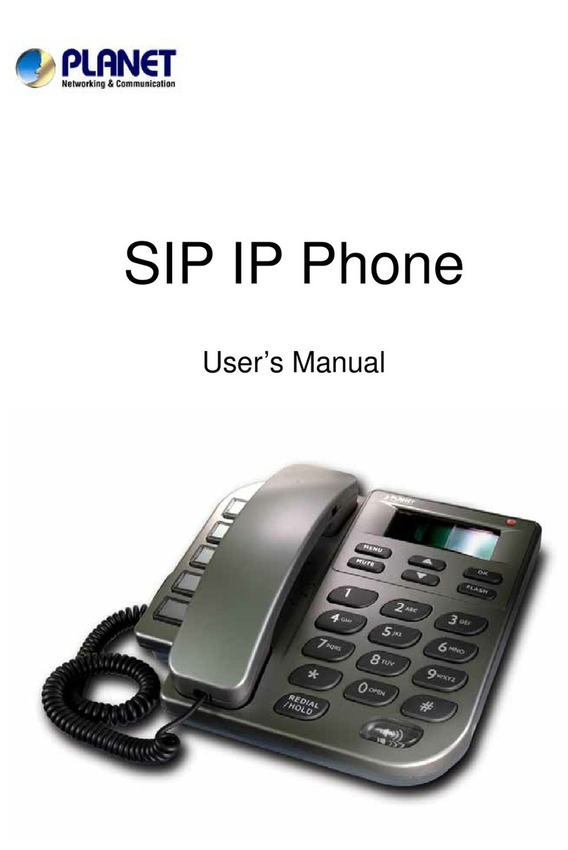 Planet Networking & Communication VIP-152T user manual