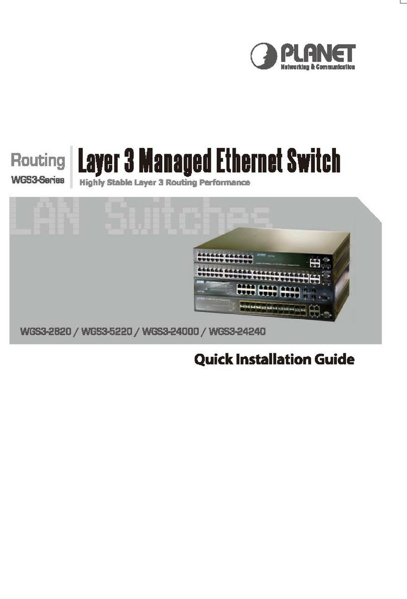 Planet WGS3-24000 User manual Planet WGS3-24000 User manual
