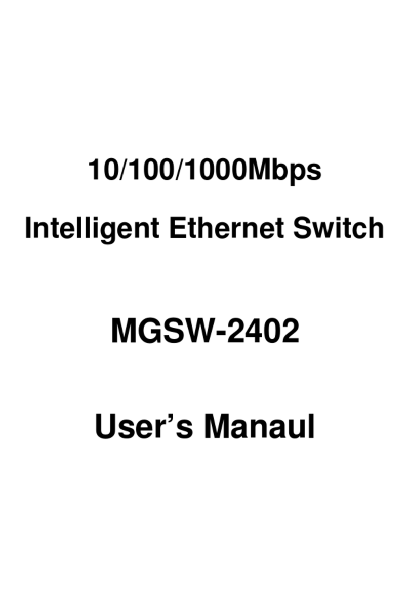 Planet MGSW-2402 user manual