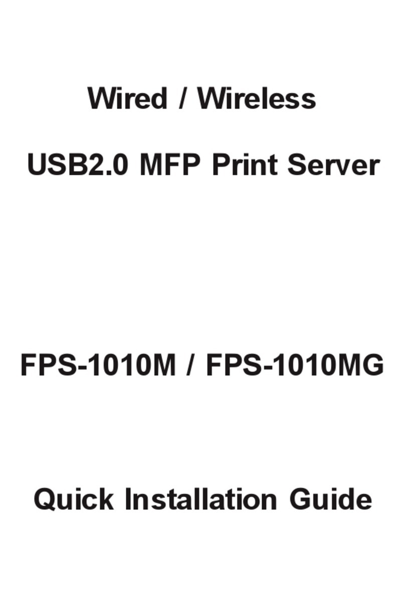Planet FPS-1010M Quick installation guide