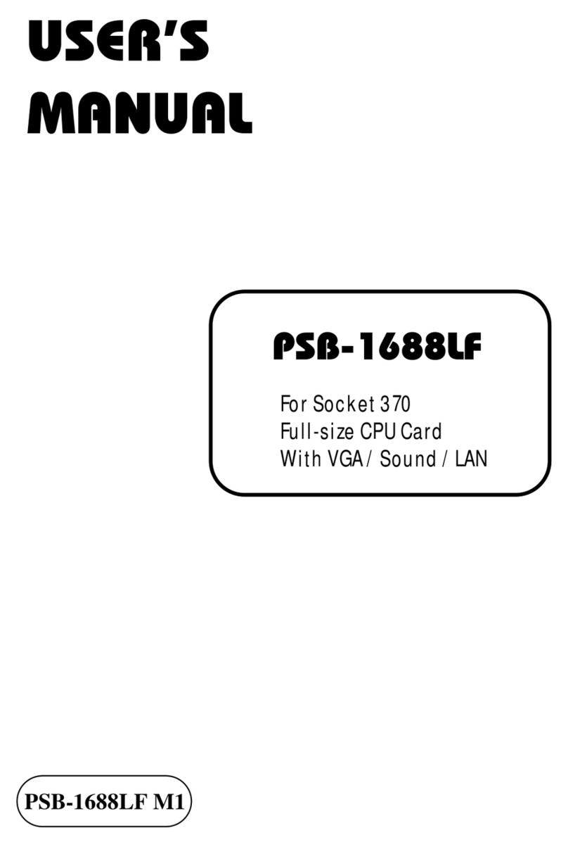 PSB PSB-1688LF Operation manual