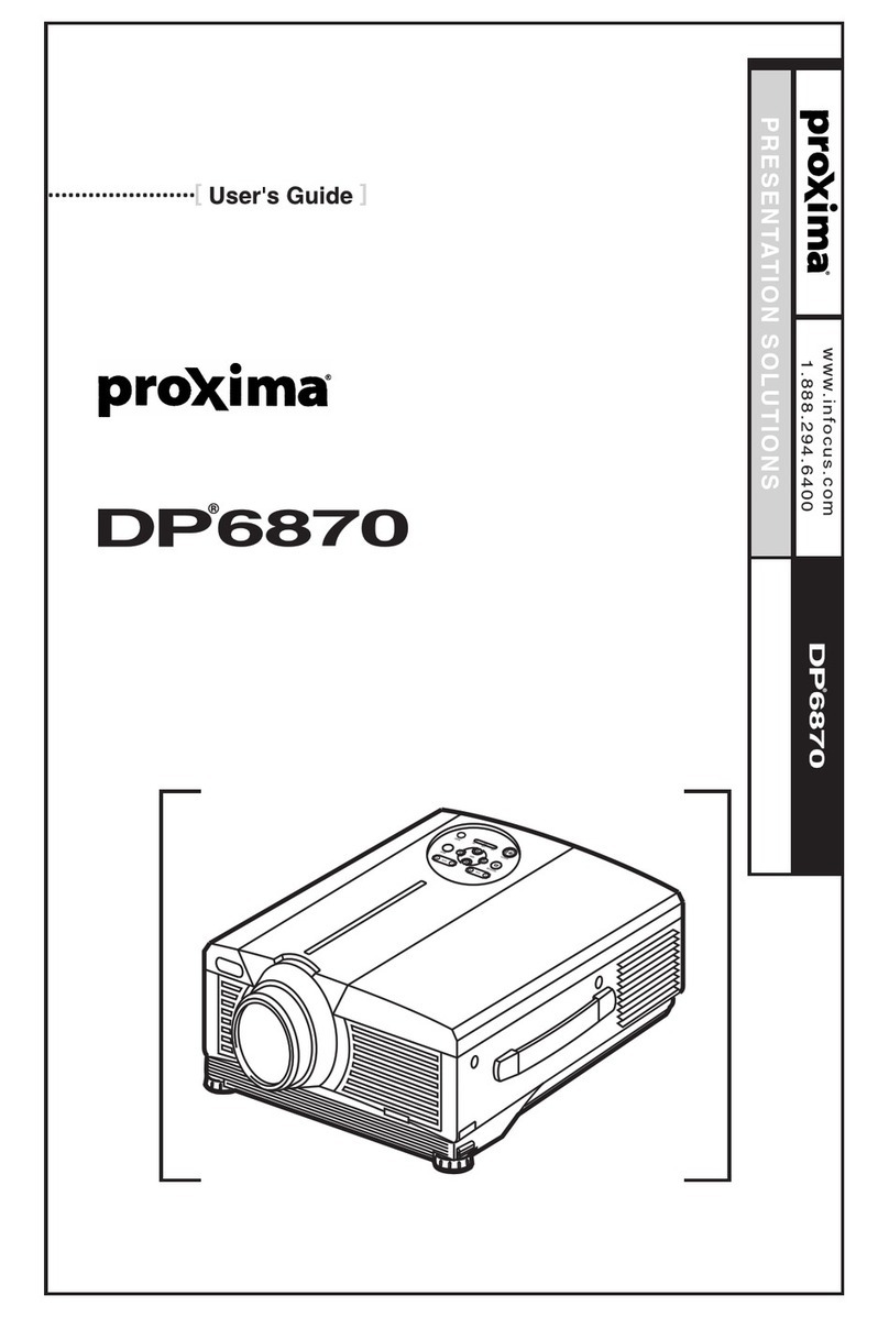 InFocus Proxima DP6870 User manual
