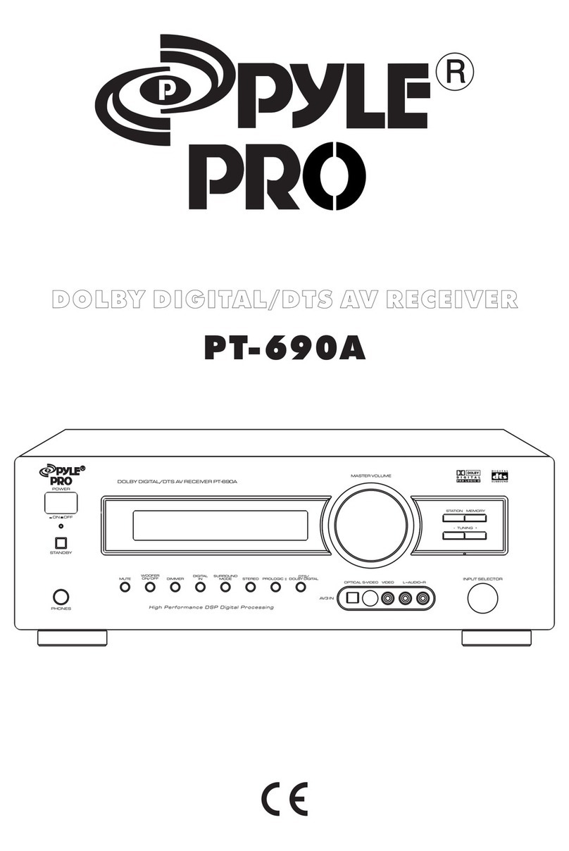 Pyle Pro PT-690A owner's manual